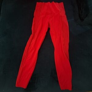 Nike Bright Red Dri-Fit Leggings